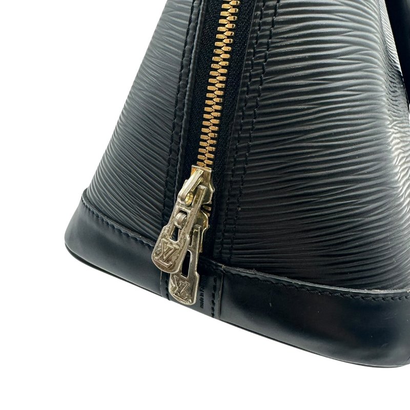 【美收精品】Louis Vuitton 黑色水波紋手提包 C-561【隔月月中將轉賣至日本 上架期限30天】-7