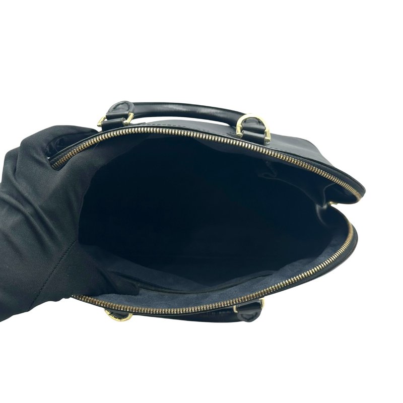 【美收精品】Louis Vuitton 黑色水波紋手提包 C-561【隔月月中將轉賣至日本 上架期限30天】-13