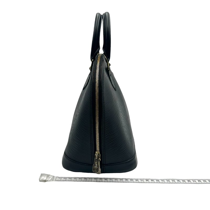 【美收精品】Louis Vuitton 黑色水波紋手提包 C-561【隔月月中將轉賣至日本 上架期限30天】-17