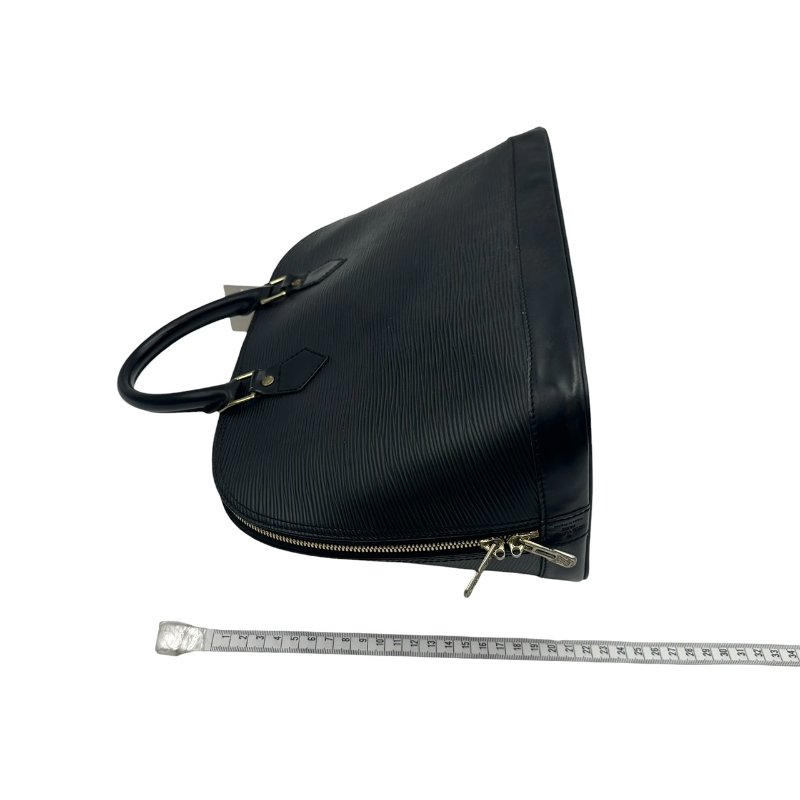 【美收精品】Louis Vuitton 黑色水波紋手提包 C-561【隔月月中將轉賣至日本 上架期限30天】-18