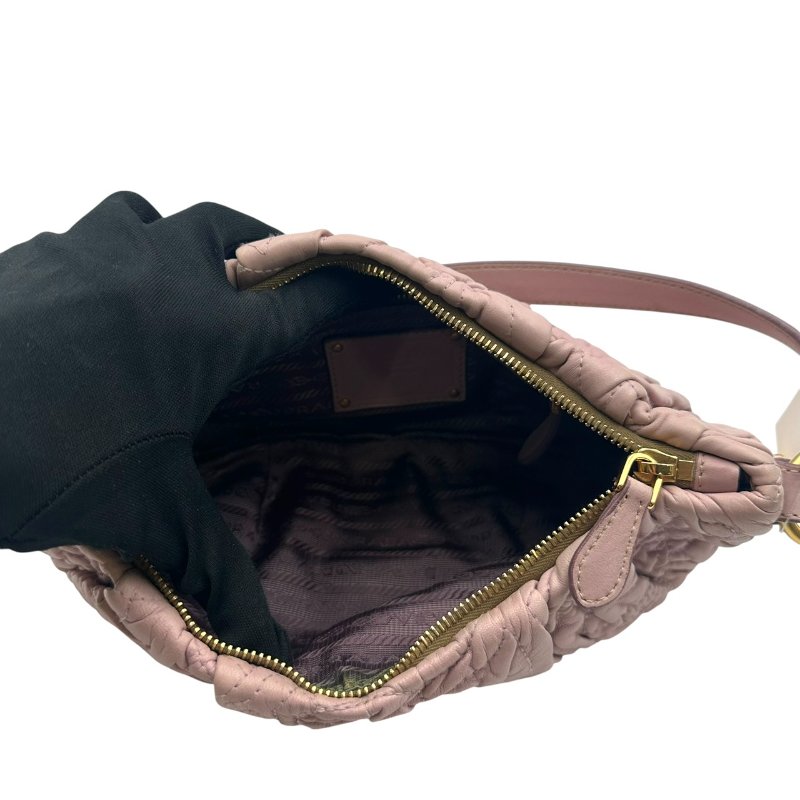 【美收精品】PRADA 粉色肩背包 C-566【隔月月中將轉賣至日本 上架期限30天】-13