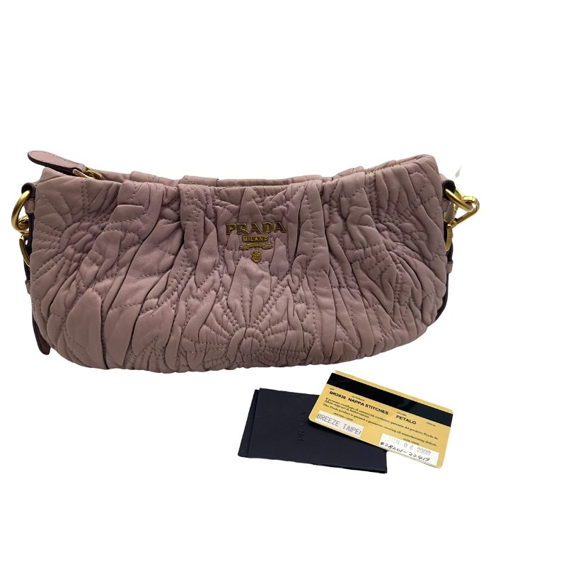 【美收精品】PRADA 粉色肩背包 C-566【隔月月中將轉賣至日本 上架期限30天】-15