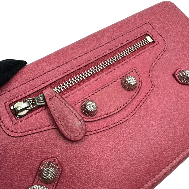 【美收精品】Balenciaga 粉色長夾 C-571【隔月月中將轉賣至日本 上架期限30天】-6