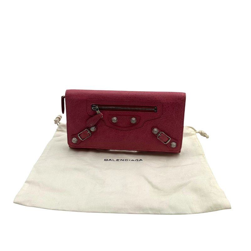 【美收精品】Balenciaga 粉色長夾 C-571【隔月月中將轉賣至日本 上架期限30天】-17