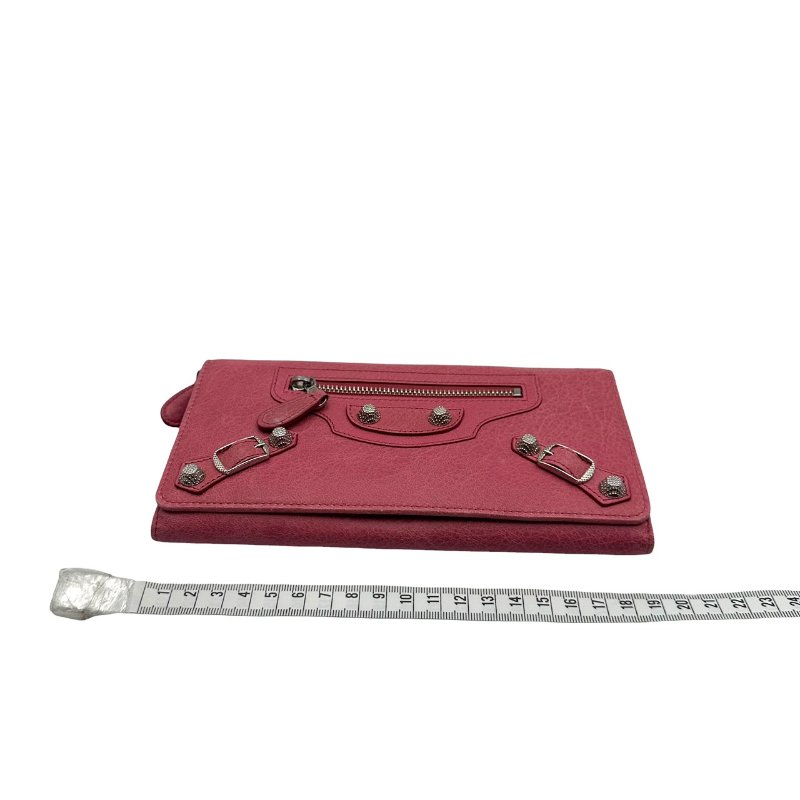 【美收精品】Balenciaga 粉色長夾 C-571【隔月月中將轉賣至日本 上架期限30天】-18