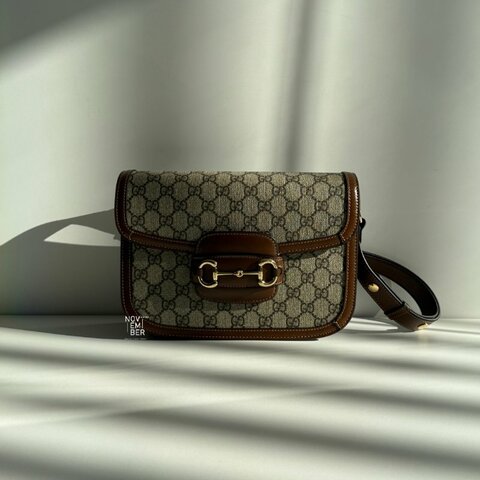 99新🆕 Gucci 古馳 1955 馬鞍包 老花
