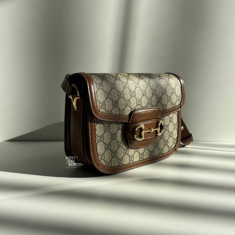 99新🆕 Gucci 古馳 1955 馬鞍包 老花-1