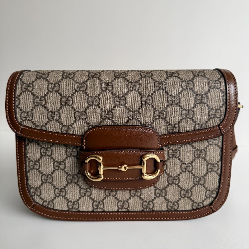 99新🆕 Gucci 古馳 1955 馬鞍包 老花-6