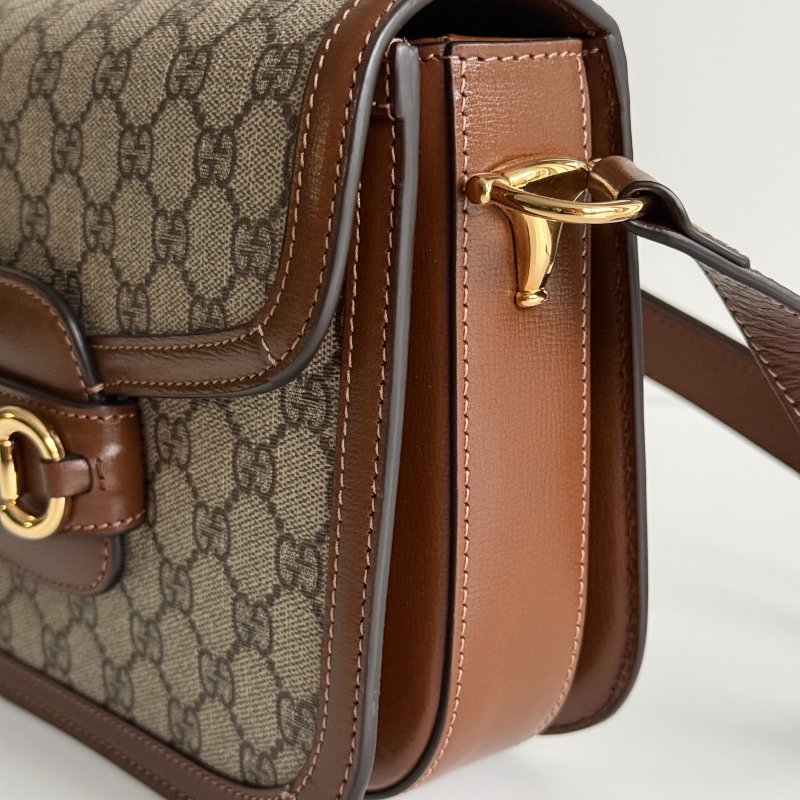 99新🆕 Gucci 古馳 1955 馬鞍包 老花-7