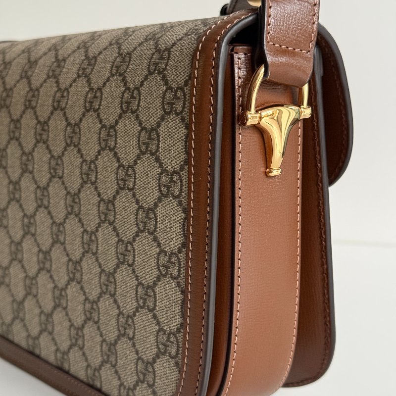 99新🆕 Gucci 古馳 1955 馬鞍包 老花-8