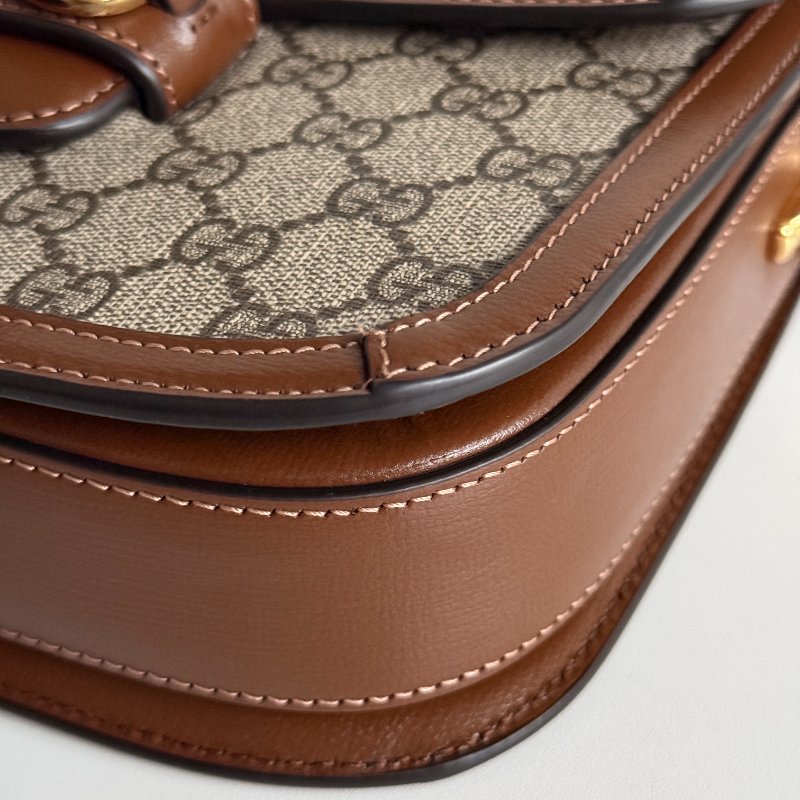 99新🆕 Gucci 古馳 1955 馬鞍包 老花-10