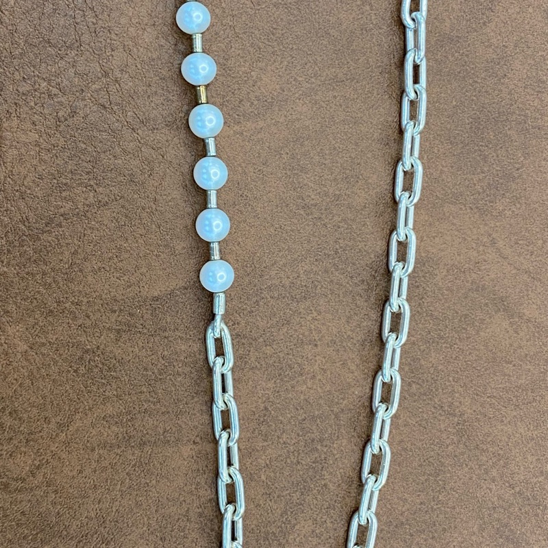 Tiffany&Co Tiffany hardwear系列珍珠鎖扣手鍊 男女同款 時髦鎖扣➕優雅珍珠 多種戴法-4