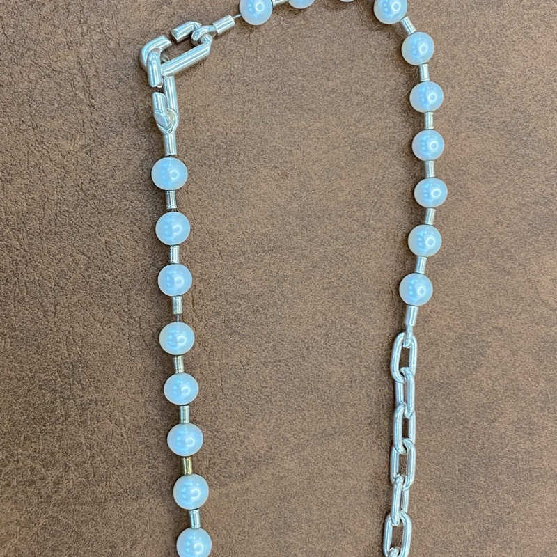 Tiffany&Co Tiffany hardwear系列珍珠鎖扣手鍊 男女同款 時髦鎖扣➕優雅珍珠 多種戴法-5