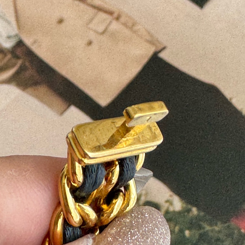 Chanel金色皮穿練首映錶L號⌚️-20