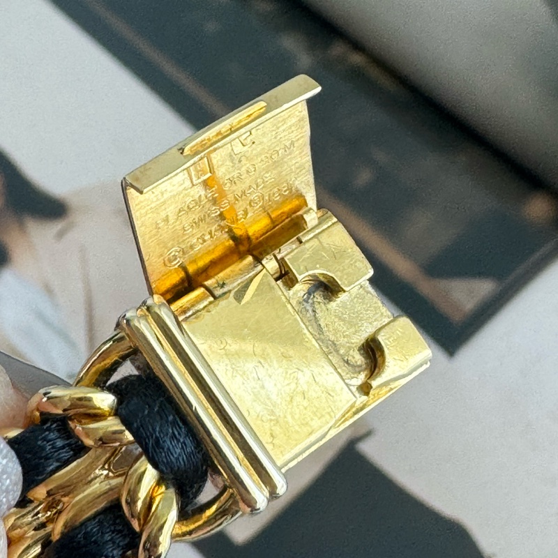 Chanel金色皮穿練首映錶L號⌚️-24