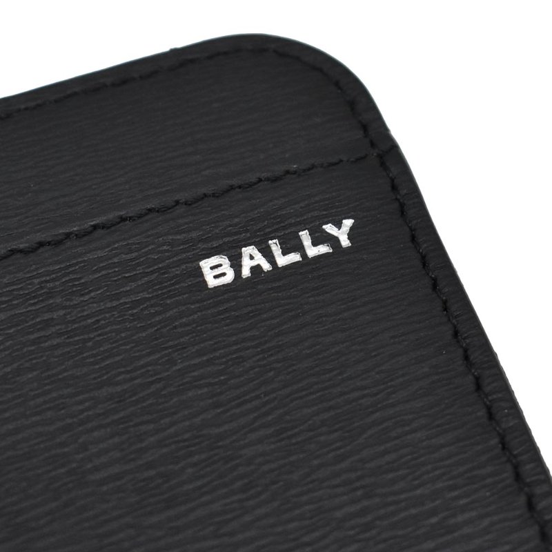 【門市全新現貨】BALLY 水波紋皮革素面LOGO拉鍊長夾(附原廠紙)-4