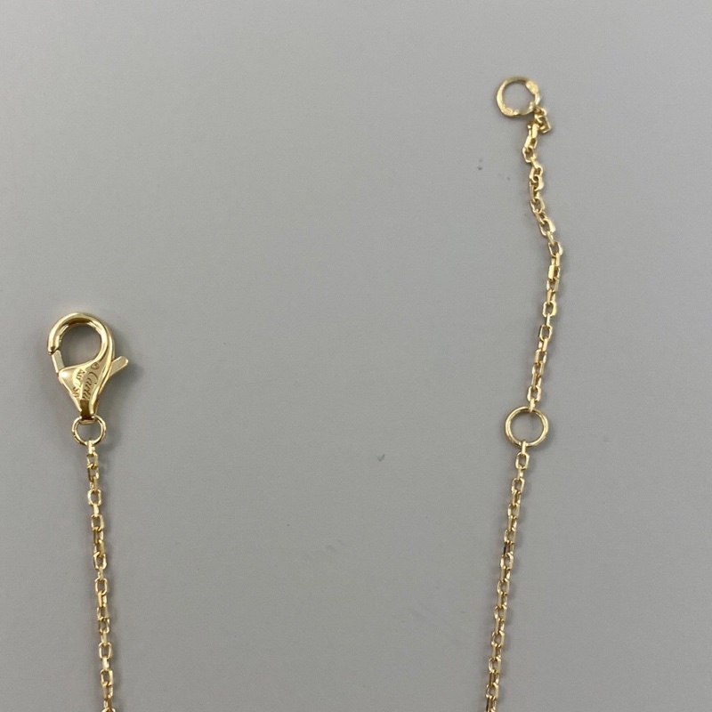 卡地亞Cartier Amulette De Cartier系列 小號白貝母護身符 白貝母鑲嵌一顆鑽石項鍊 查碼-7