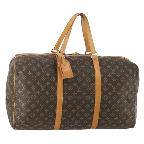 路易威登 Monogram Sac Souple 55 波士頓包 M41622 LV Auth 180744A
