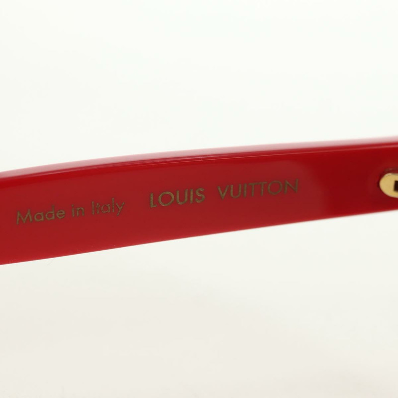 【日本直送】路易威登 (LOUIS VUITTON) 與 Supreme 聯名款太陽眼鏡,紅色,塑膠材質,型號 Z0989E,正品編號 181672SM-16