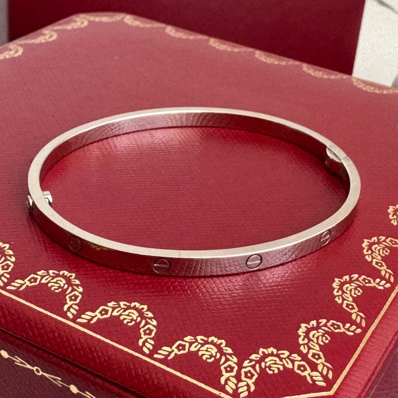 Cartier 細版LOVE系列手環✨-2