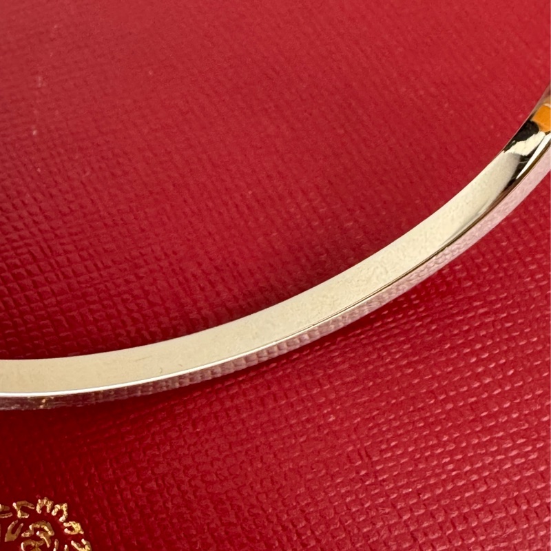 Cartier 細版LOVE系列手環✨-5