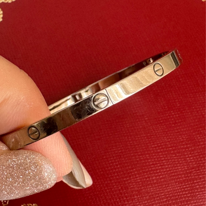 Cartier 細版LOVE系列手環✨-8