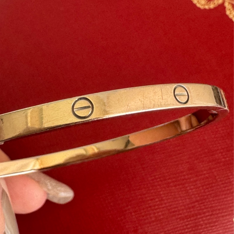 Cartier 細版LOVE系列手環✨-10