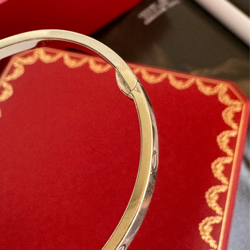 Cartier 細版LOVE系列手環✨-13