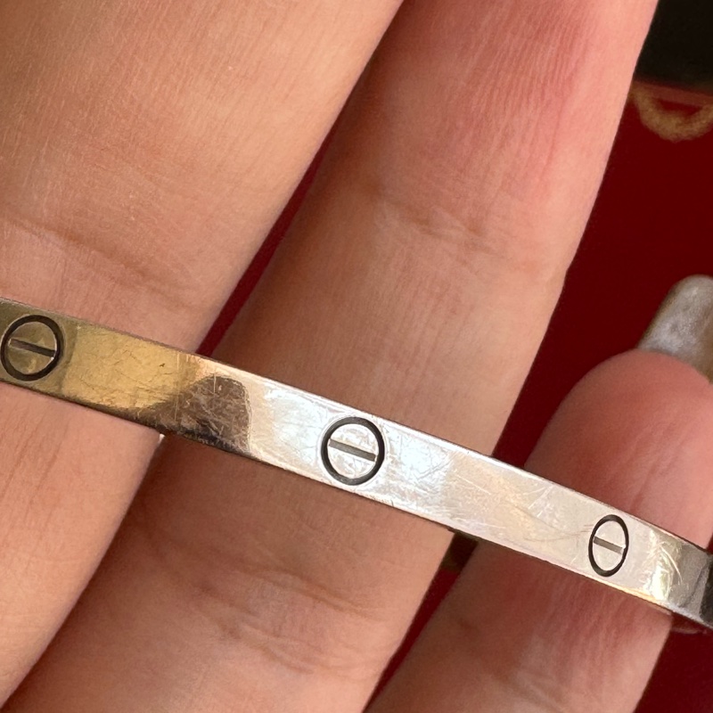 Cartier 細版LOVE系列手環✨-20