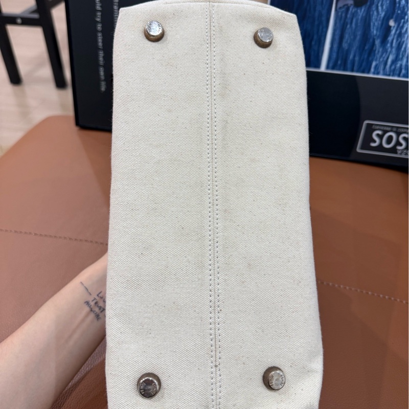 Fendi 芬迪 米白帆布配綠皮 手提包+斜挎-9