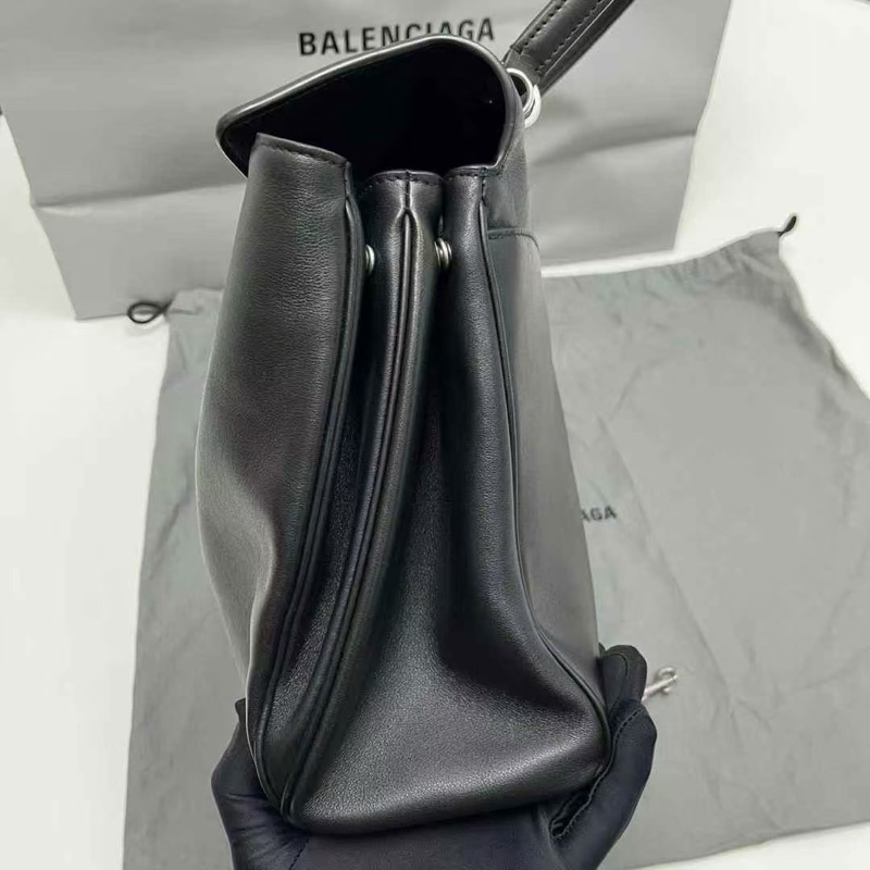 ✨全新正品Balenciaga 巴黎世家 黑銀rodeo 旋鎖扣可拆卸肩帶 單肩包 手提包斜挎包  中號-2