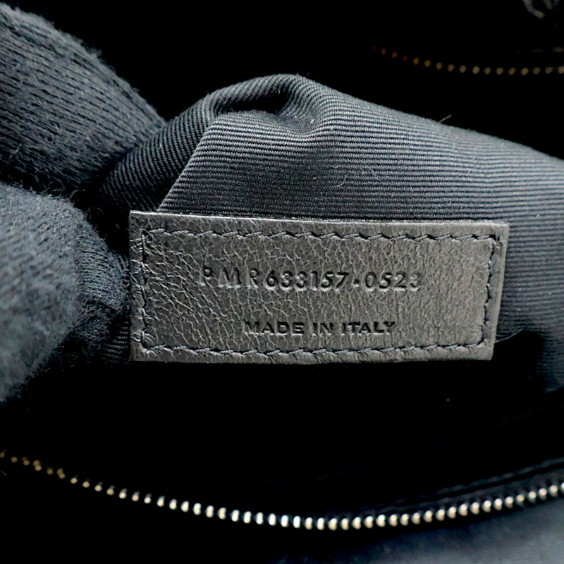 黑色 牛皮 大型 NIKI 肩背包 【SAINT LAURENT YSL 聖羅蘭】 633157-7