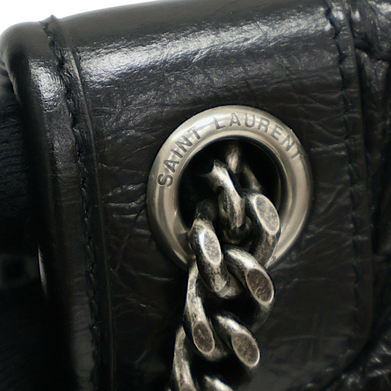 黑色 牛皮 大型 NIKI 肩背包 【SAINT LAURENT YSL 聖羅蘭】 633157-16