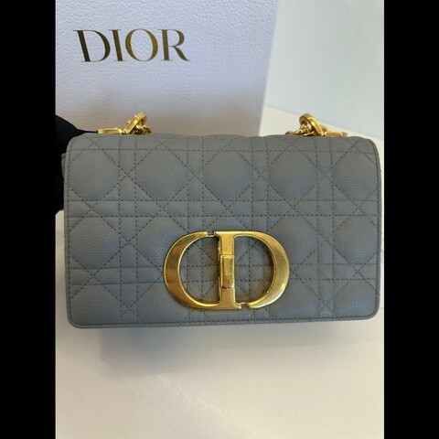 Dior small Caro 灰金