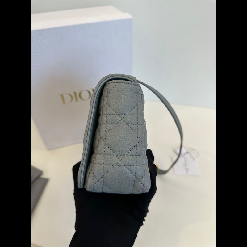 Dior small Caro 灰金-3