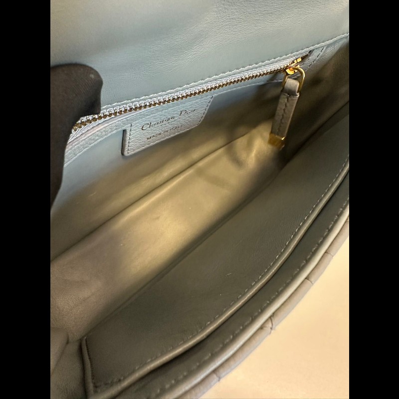 Dior small Caro 灰金-7