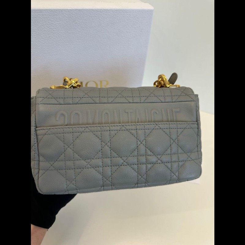 Dior small Caro 灰金-13