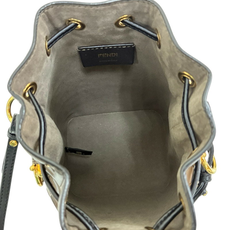 棕色 牛皮 Mon Tresor 兩用包【FENDI 芬迪】 8BS010 A59-2