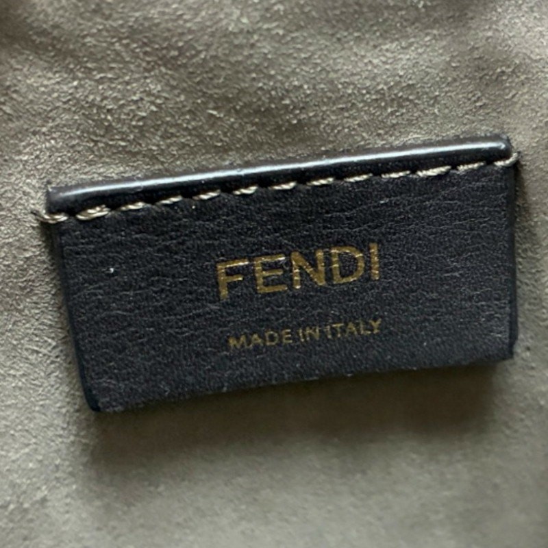 棕色 牛皮 Mon Tresor 兩用包【FENDI 芬迪】 8BS010 A59-5