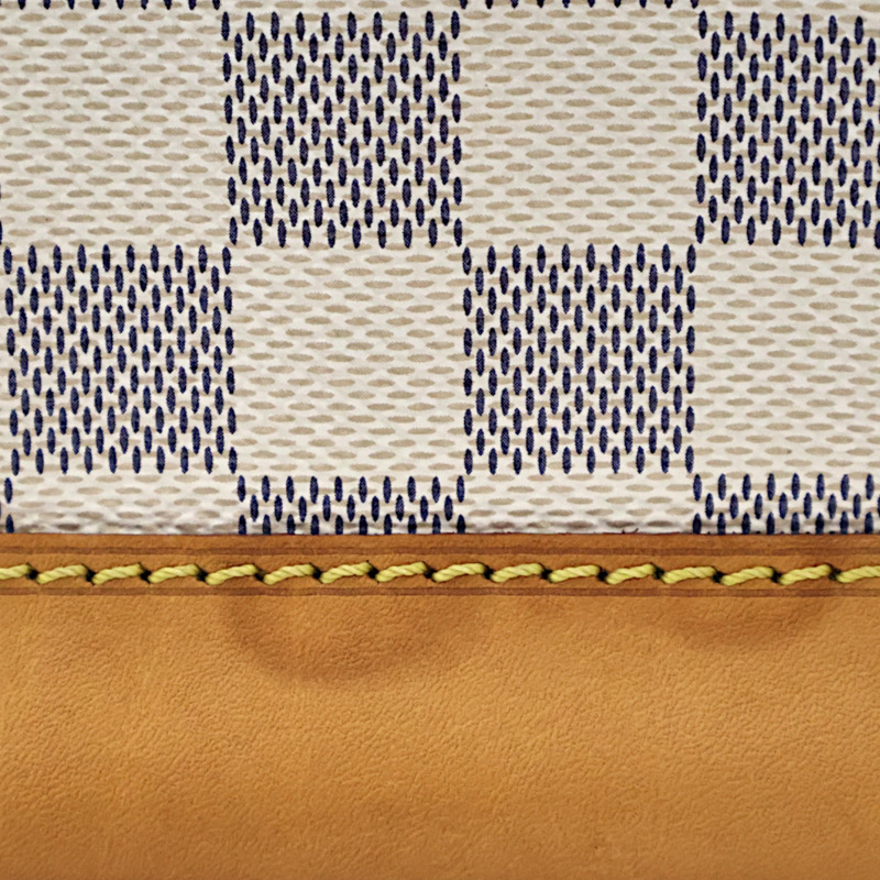 白色 棋盤格 帆布Noe BB 肩背包【LOUIS VUITTON LV 路易威登】 N41220-15