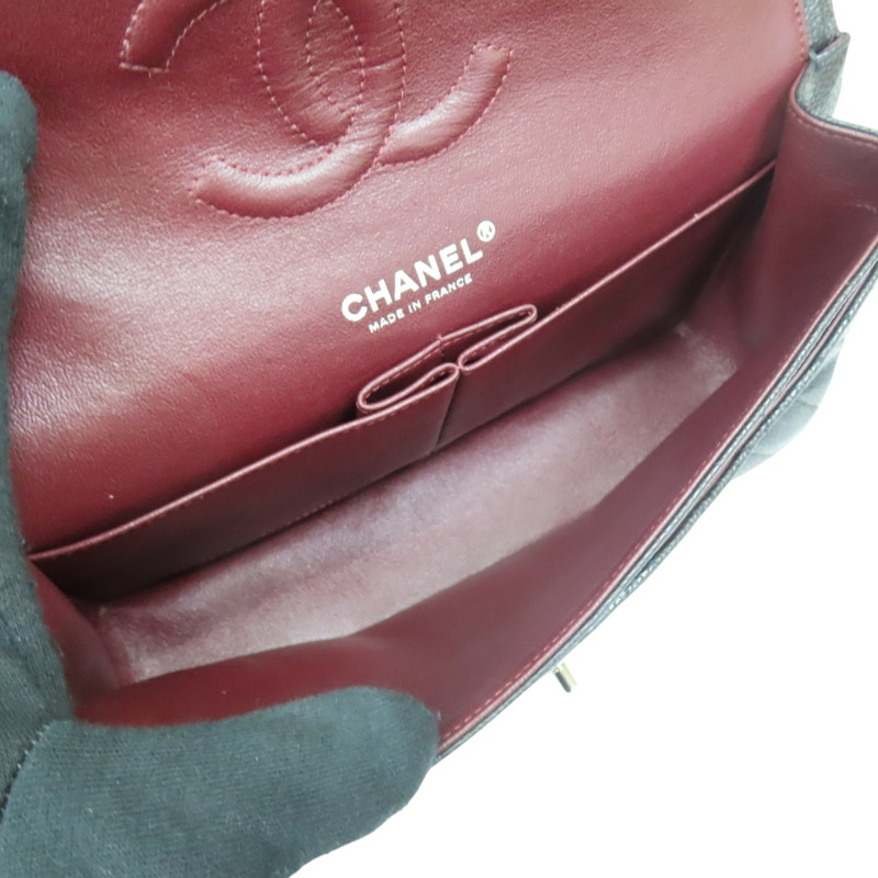 黑色牛皮 COCO 25 鍊帶 肩背包 無卡【CHANEL 香奈兒】 A01112-2