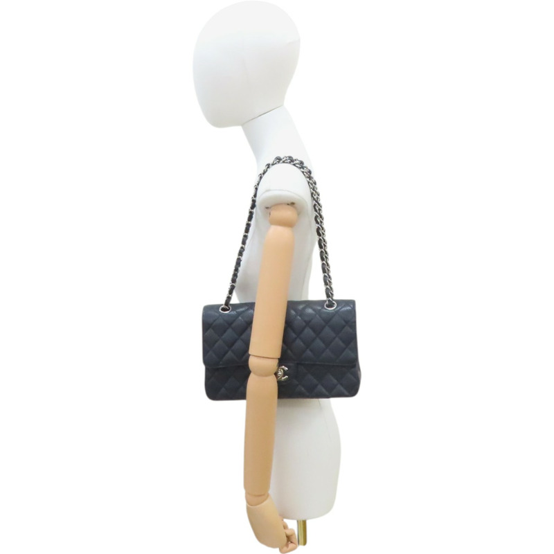黑色牛皮 COCO 25 鍊帶 肩背包 無卡【CHANEL 香奈兒】 A01112-9