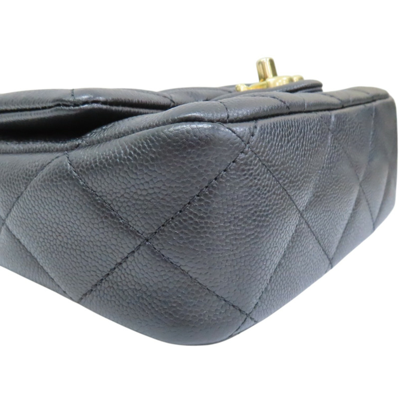 黑色牛皮 愛心金球 鏈帶 肩背包【CHANEL 香奈兒】 AS3828-12