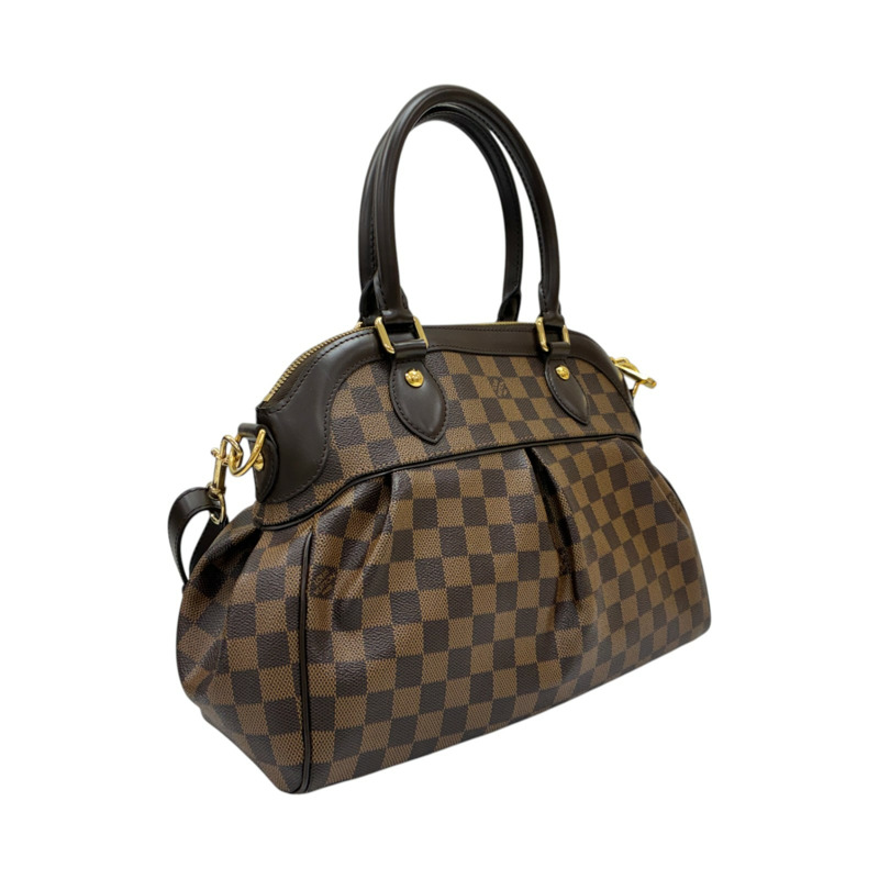 棕色 棋盤格 帆布 Trevi PM 兩用包【LOUIS VUITTON LV 路易威登】 N51997-1