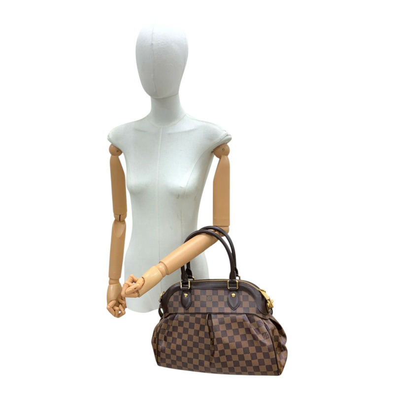 棕色 棋盤格 帆布 Trevi PM 兩用包【LOUIS VUITTON LV 路易威登】 N51997-6
