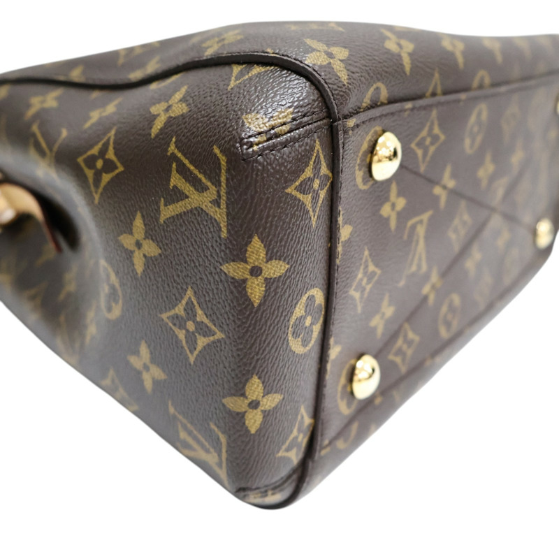 棕色 原花帆布 Montaigne MM 兩用包【LOUIS VUITTON LV 路易威登】 M41056-9