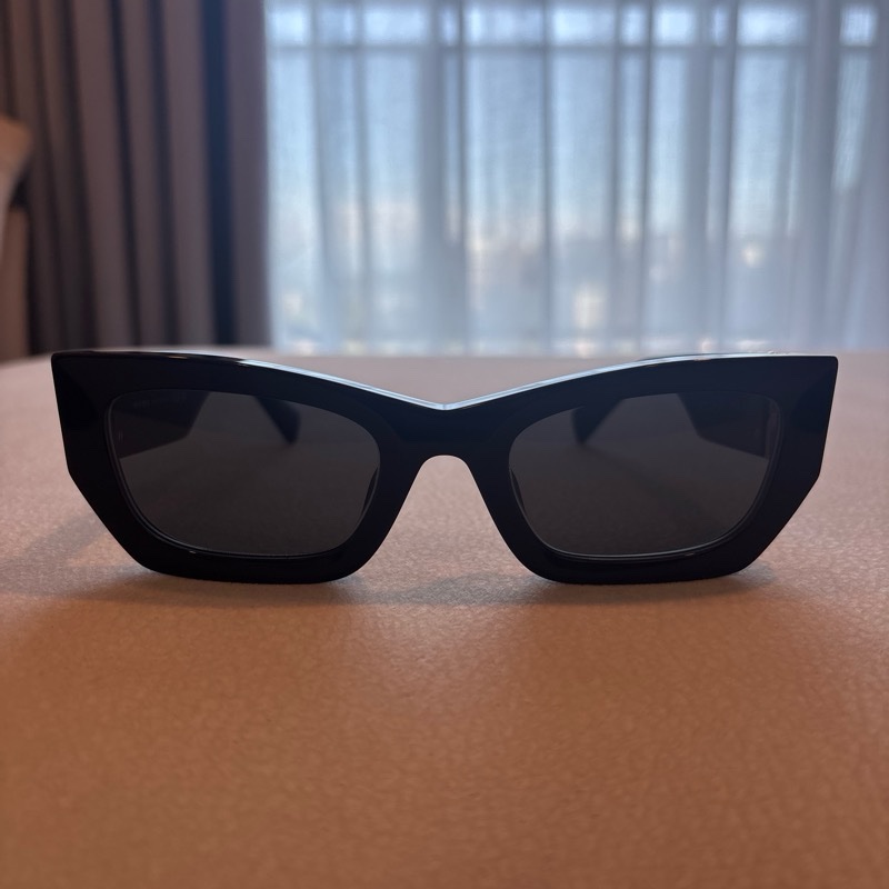 Miu Miu 微貓眼太陽眼鏡SMU 09W 石板灰 熱銷款-0