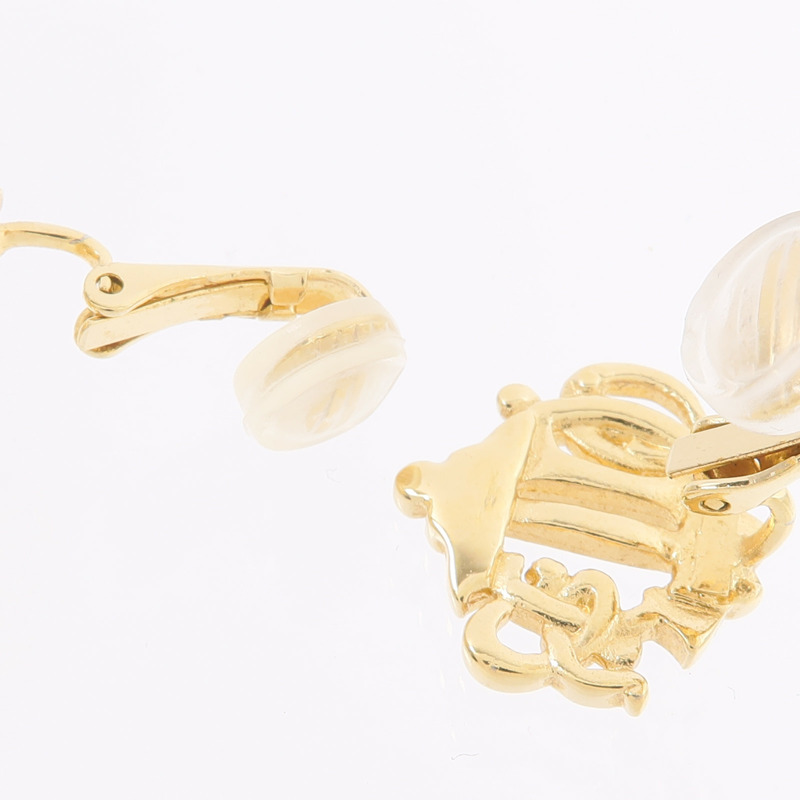 Dior 金屬Clip-On Earrings耳夾-4