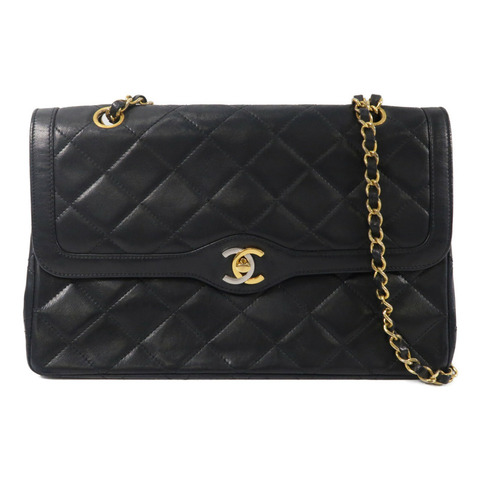 CHANEL 羊皮皮革Paris Limited Edition Vintage Flap Bag鏈帶肩背袋