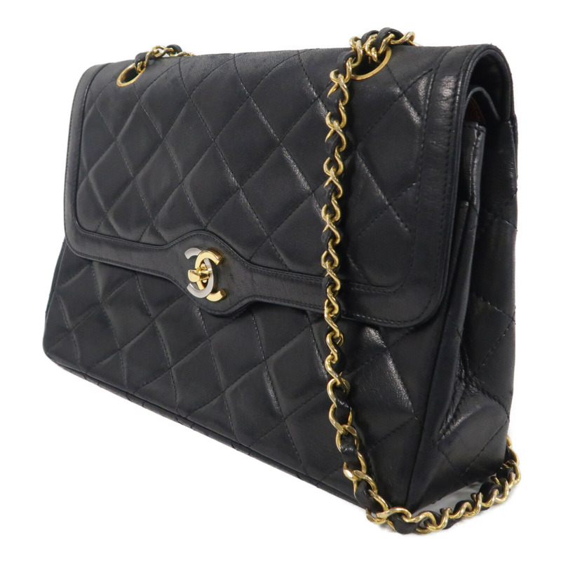 CHANEL 羊皮皮革Paris Limited Edition Vintage Flap Bag鏈帶肩背袋-2